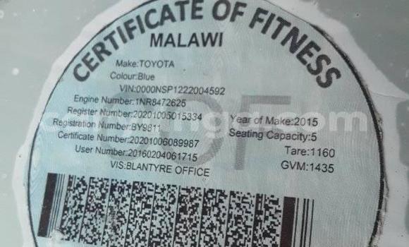 Acheter Occasion Voiture Toyota Ractis Bleu à Blantyre, Malawi Acheter Occasion Voiture Toyota Ractis Bleu à Blantyre, Malawi