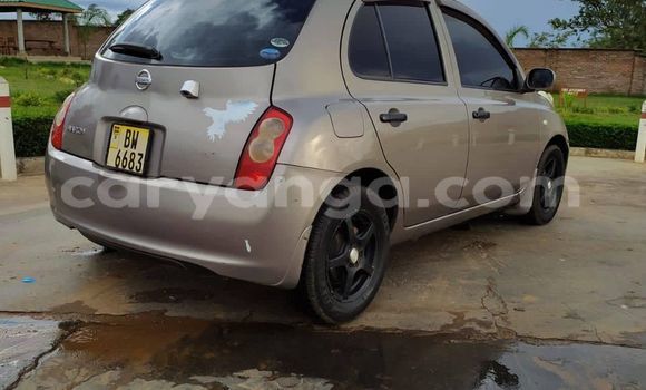 Buy Used Nissan March Silver Car in Dowa in Dowa Buy Used Nissan March Silver Car in Dowa in Dowa