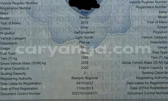 Buy Used Ford Ranger Other Car in Lilongwe in Malawi Buy Used Ford Ranger Other Car in Lilongwe in Malawi