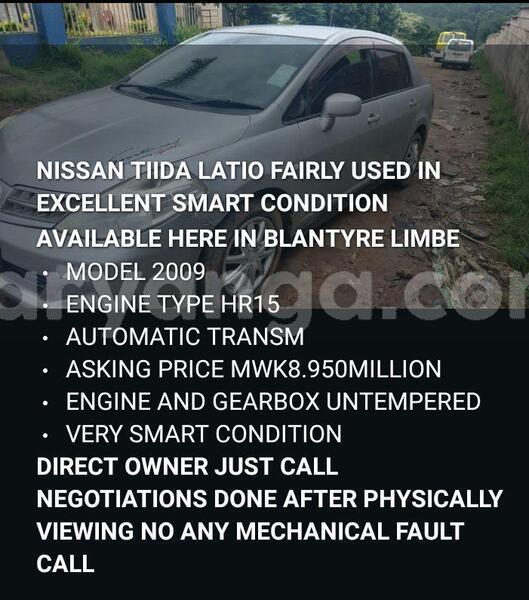 Big with watermark nissan tiida malawi lilongwe 16235
