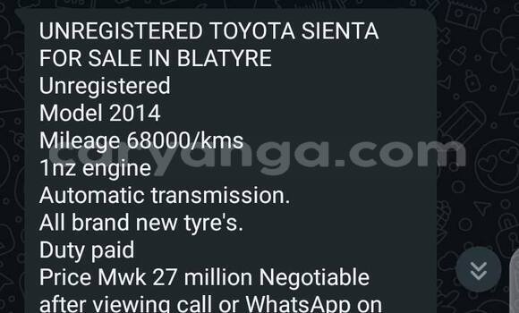 Nunua Ilio tumika Toyota Sienta Black Gari ndani ya Blantyre nchini Malawi Nunua Ilio tumika Toyota Sienta Black Gari ndani ya Blantyre nchini Malawi